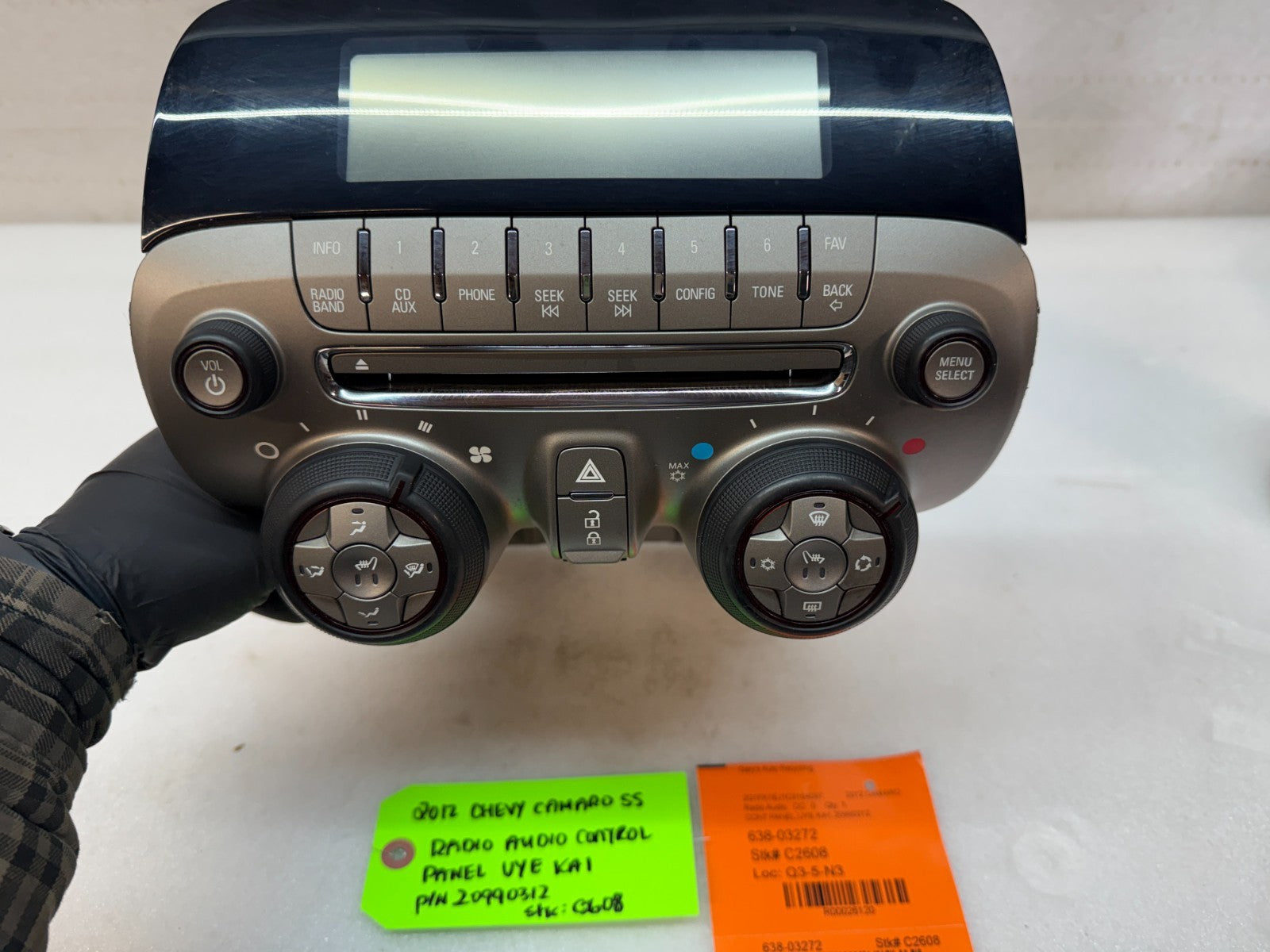 2012 CHEVROLET CAMARO SS RS ZL1 OEM RADIO STEREO HEADUNIT 20990312