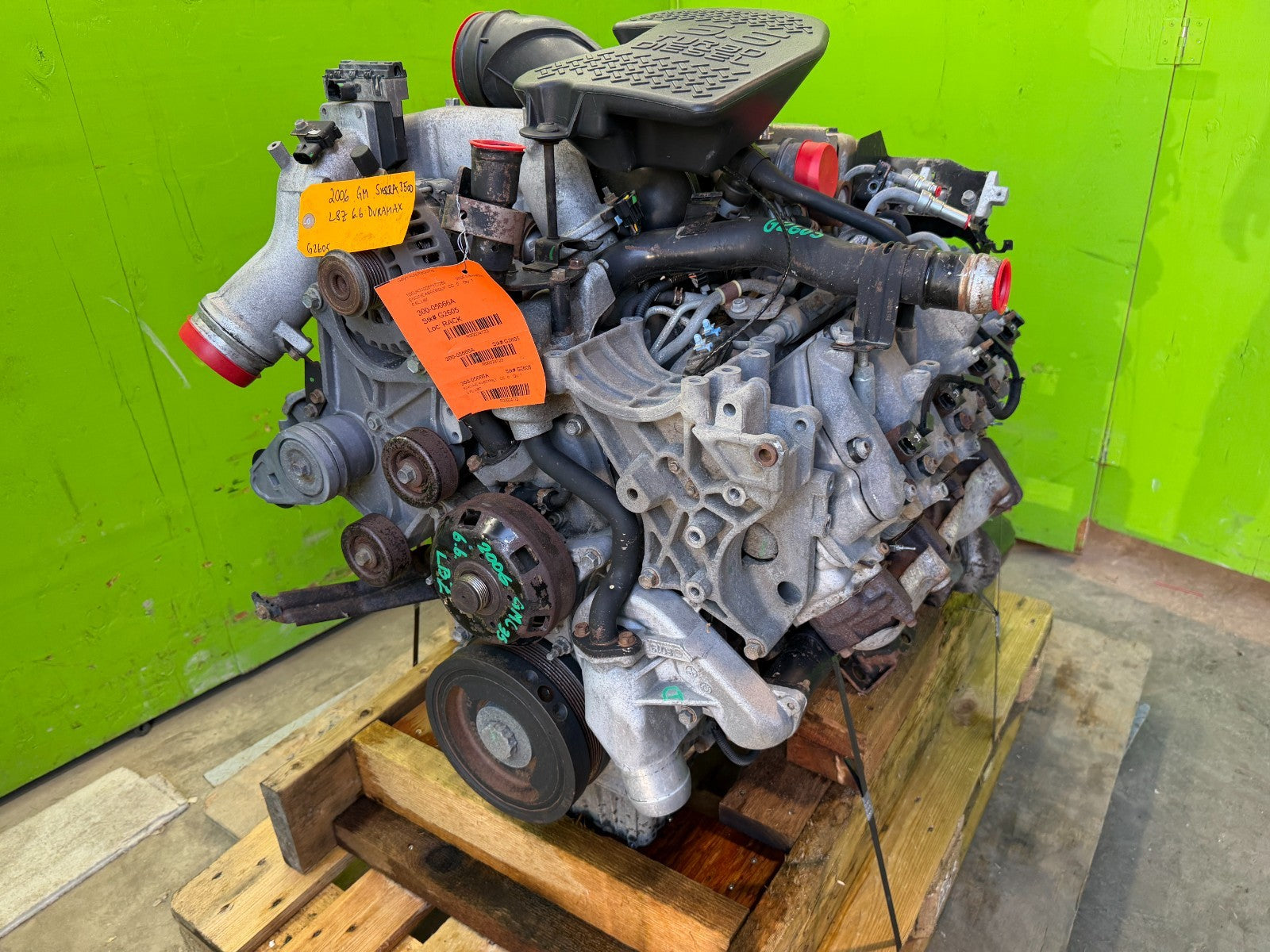 06 07 CHEVROLET GMC 2500 3500 6.6 LBZ DURAMAX DIESEL ENGINE MOTOR NO CORE!!