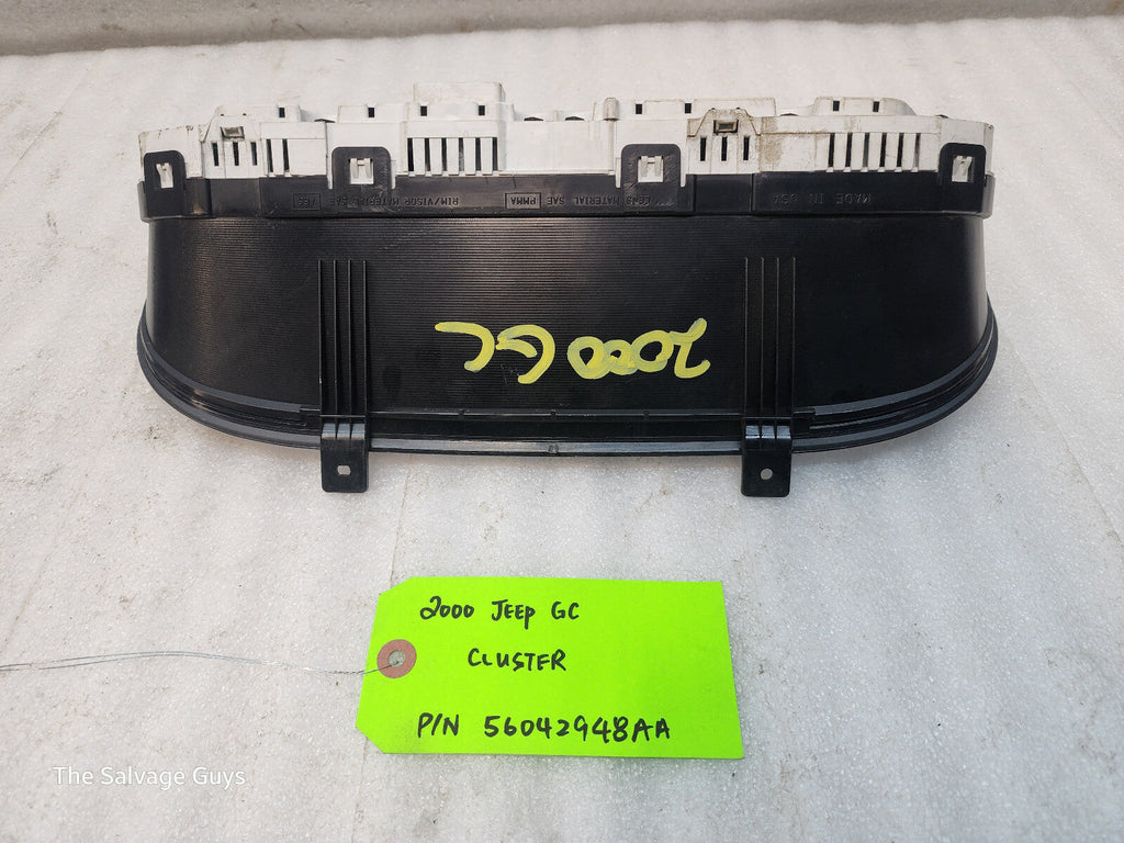 00 JEEP GRAND CHEROKEE METRIC GAUGE INSTRUMENT CLUSTER 56042948AA
