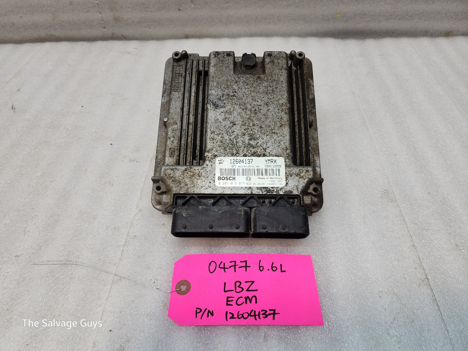 06 Chevrolet GMC 2500HD DURAMAX 6.6 LLY LBZ ECM ECU ENGINE COMPUTER 12604137