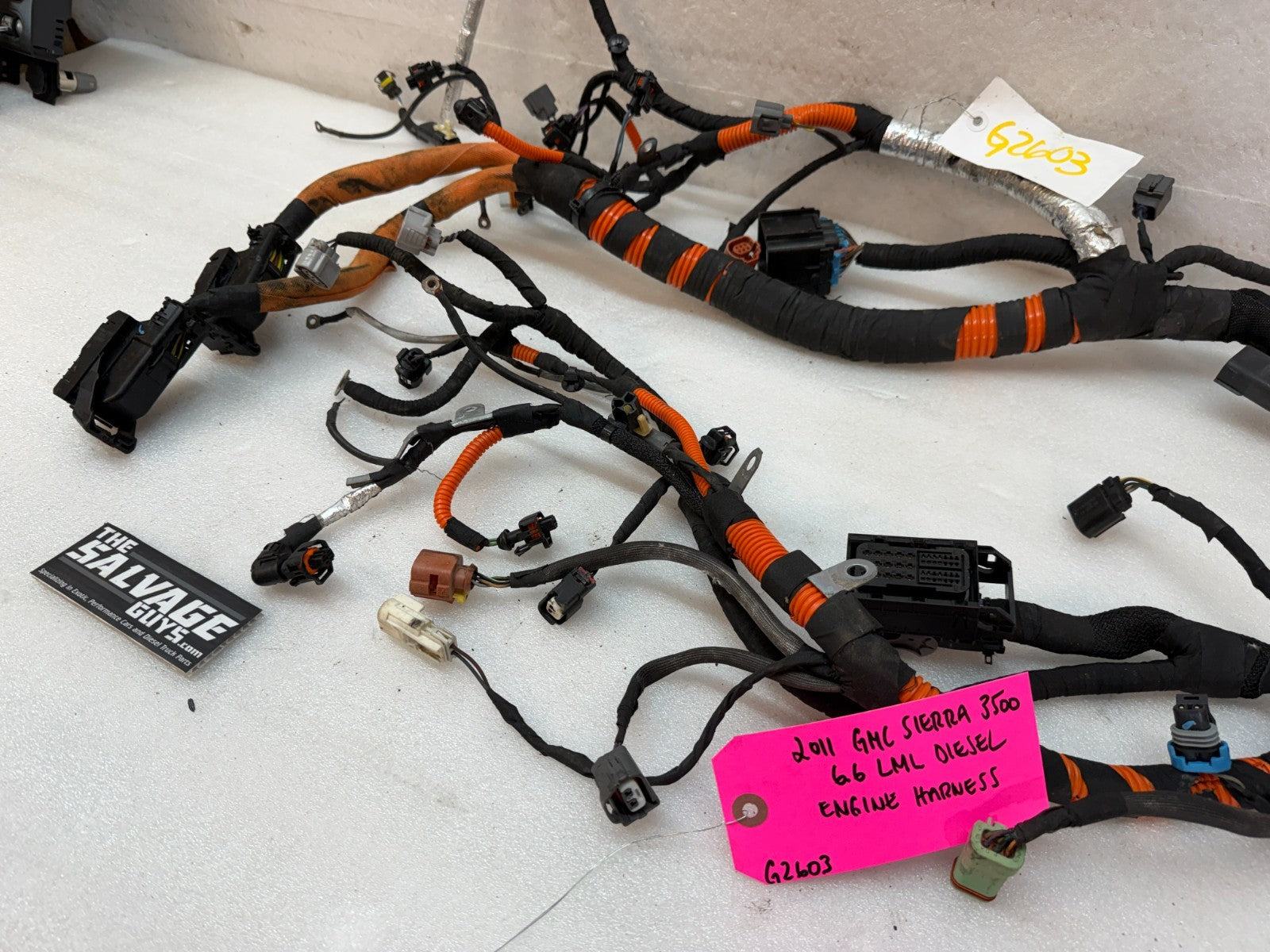 11 GMC SIERRA CHEVROLET SILVERADO 3500HD DURAMAX 6.6 LML ENGINE WIRING HARNESS
