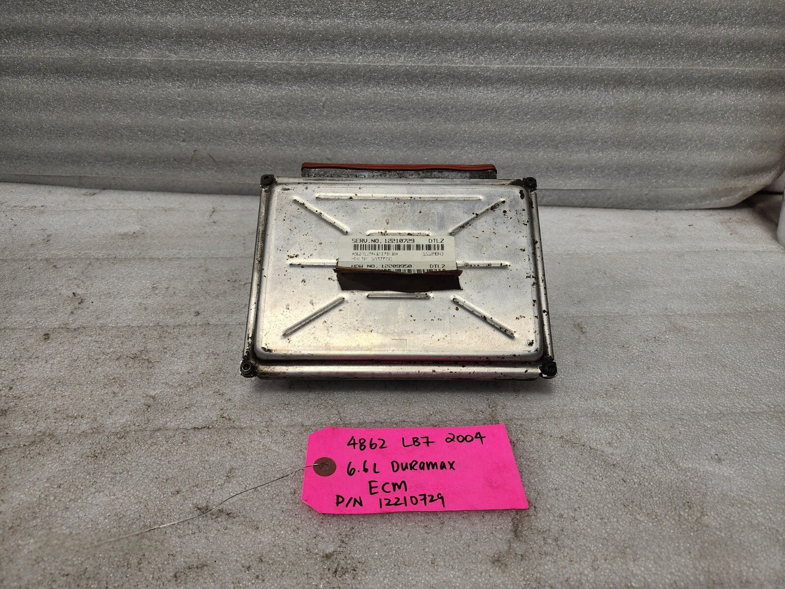 01-04 Chevrolet GMC 2500HD DURAMAX 6.6 LB7 ECM ECU ENGINE COMPUTER 12210729