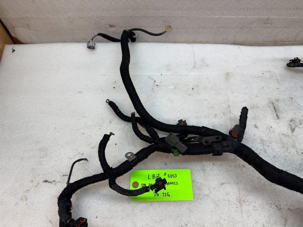 06 07 GMC CHEVROLET 2500HD DURAMAX 6.6 LBZ ENGINE MOTOR WIRING HARNESS LOOM