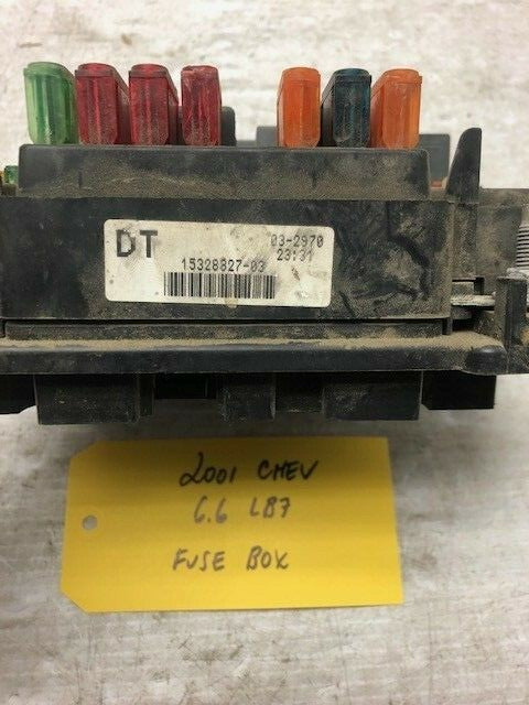 01-05 Chevrolet GMC SILVERADO SIERRA 6.6 LB7 UNDERHOOD FUSEBOX RELAY 15328827-03