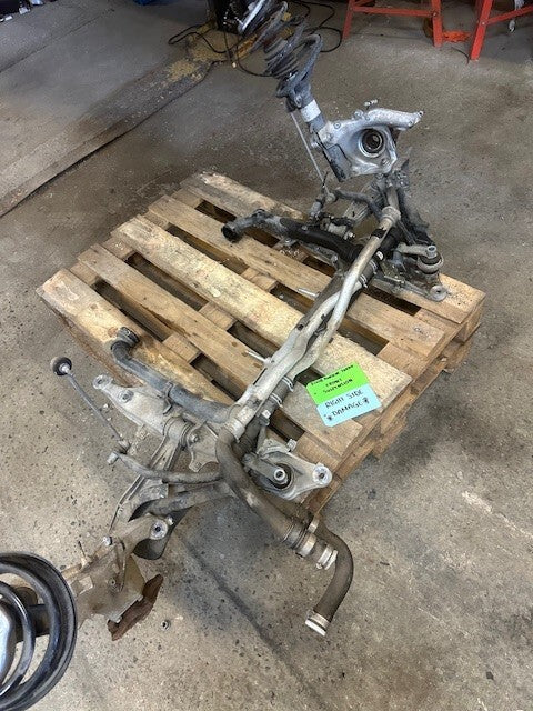 07-09 PORSCHE 997TT 997 TURBO LEFT FRONT SUSPENSION KNUCKLE KNEE SHOCK 13K!