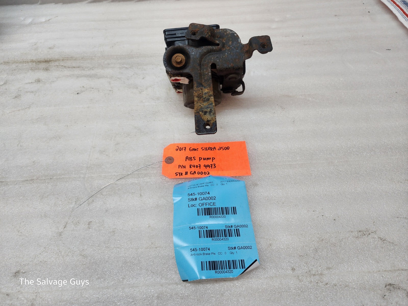 14-19 GMC SIERRA 2500HD 3500HD ABS ANTI LOCK BRAKE MODULE 84074973