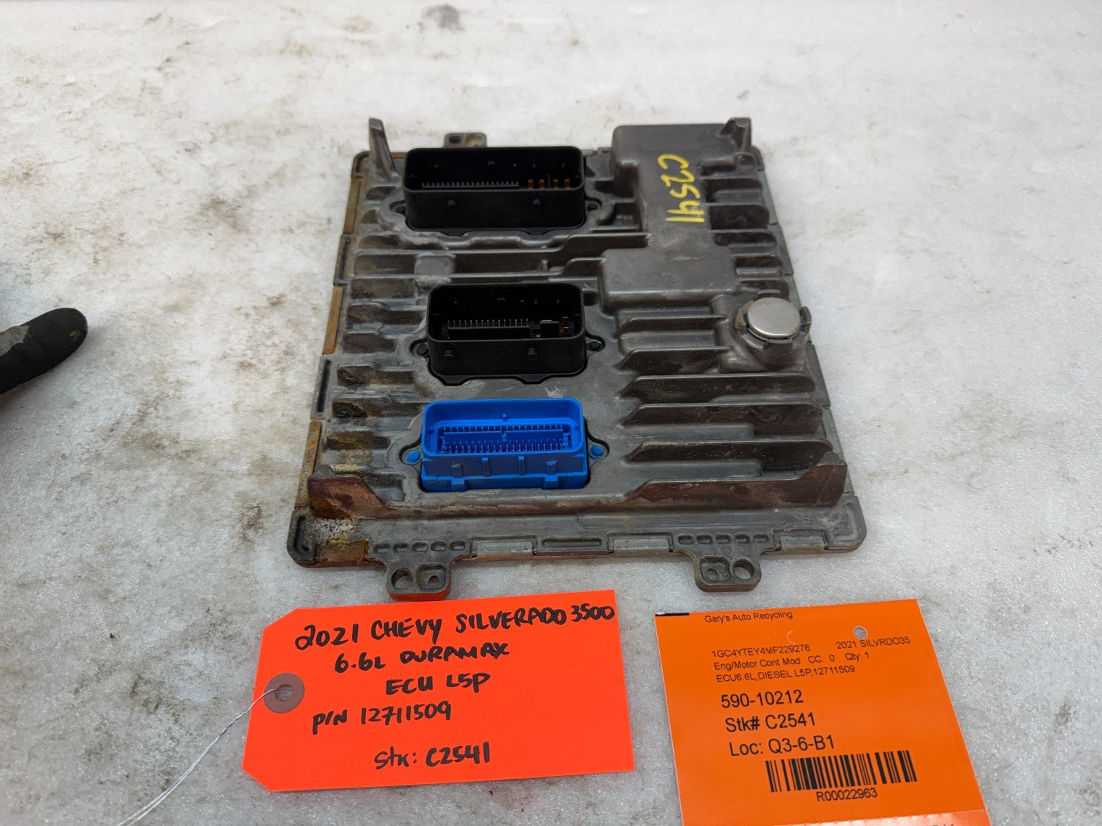 17-21 CHEVROLET GMC 3500 6.6 L5P DURAMAX DIESEL ENGINE COMPUTER ECM ECU 12711509
