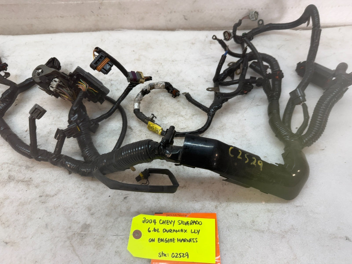 04 Chevrolet GMC 2500HD 3500HD DURAMAX 6.6 LLY DIESEL ENGINE WIRING LOOM HARNESS