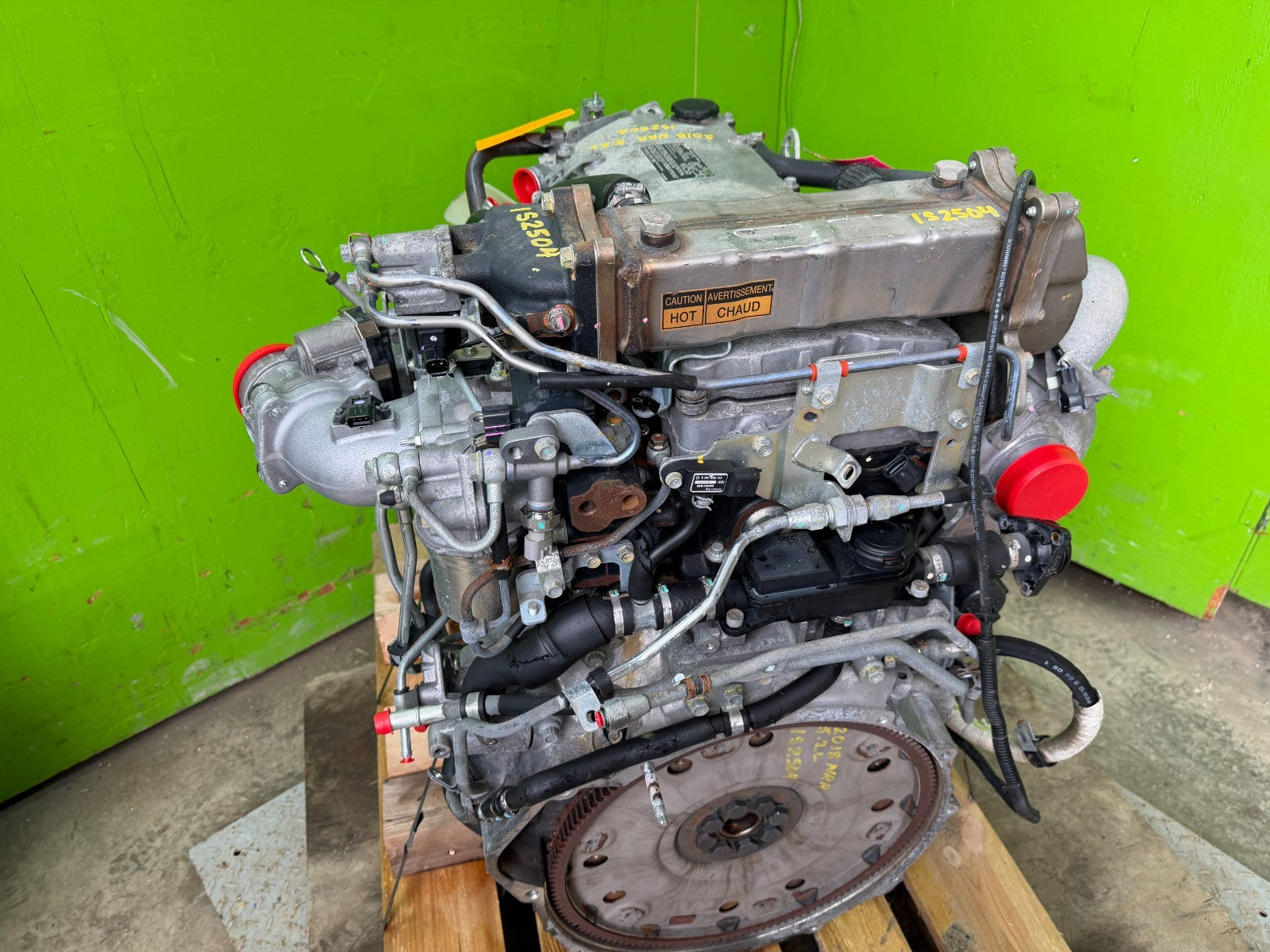 18 ISUZU NRR NPR NQR 5.2 COMPLETE ENGINE ASSEMBLY 4HK1TC 68k!!