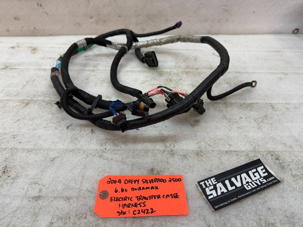 04 Chevrolet GMC 2500HD DURAMAX ELECTRIC SHIFT TRANSFER CASE WIRING HARNESS