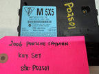 06 07 08 PORSCHE CAYMAN S 987 3.4 ENGINE COMPUTER ECU ECM DME KEY 99761860102