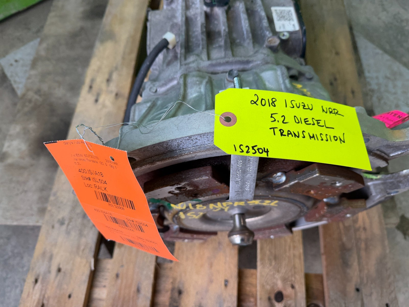 18 ISUZU NRR NPR NQR 5.2 AISIN AUTOMATIC TRANSMISSION 4HK1-TC 68k