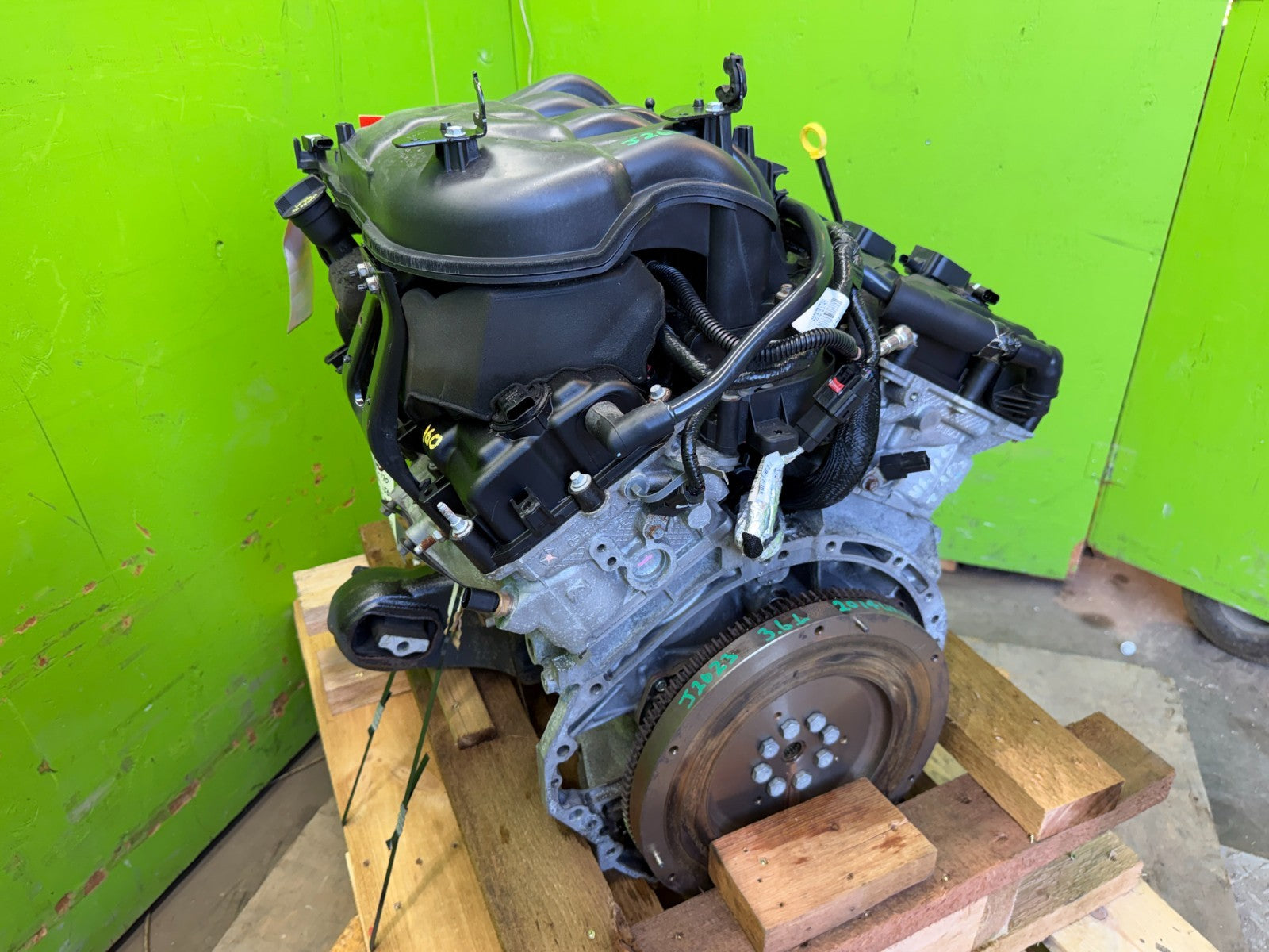 14 JEEP WRANGLER JK 3.6 COMPLETE ENGINE MOTOR ASSEMBLY 80k 14-18
