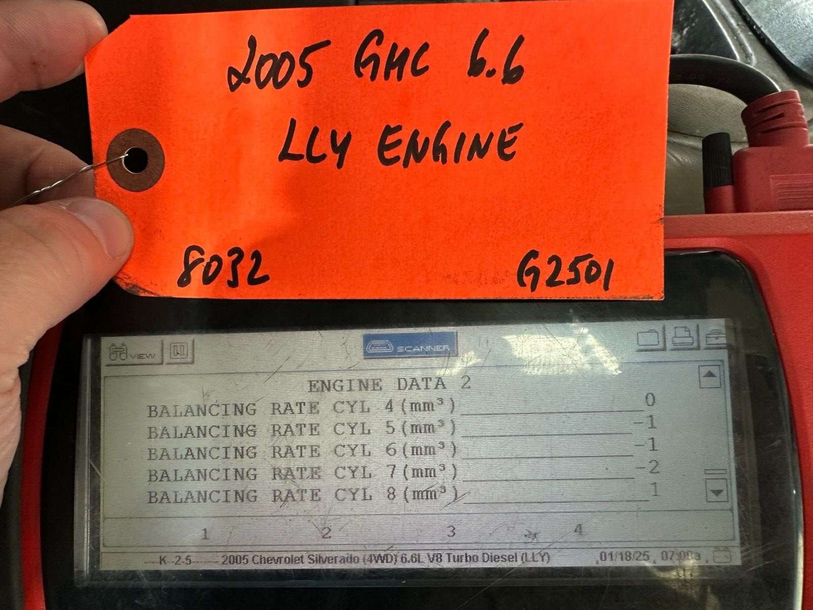 04 05 CHEVROLET GMC 2500 3500 6.6 LLY DURAMAX DIESEL ENGINE MOTOR NO CORE!!
