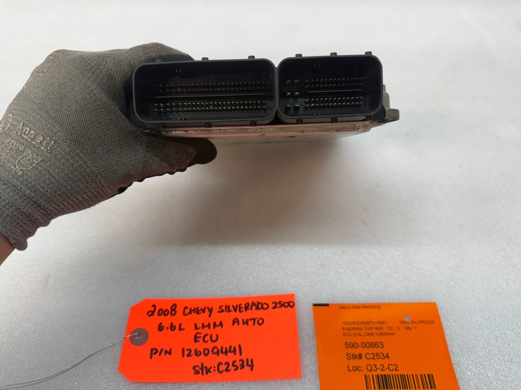 08 09 10 Chevrolet GMC 2500HD DURAMAX 6.6 LMM ECM ECU ENGINE COMPUTER 12609441