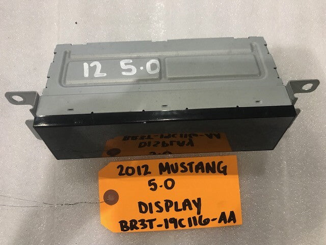12 FORD MUSTANG 5.0 GT OEM DASH DISPLAY PANEL SCREEN BR3T-19C116-AA 11 12 13 14