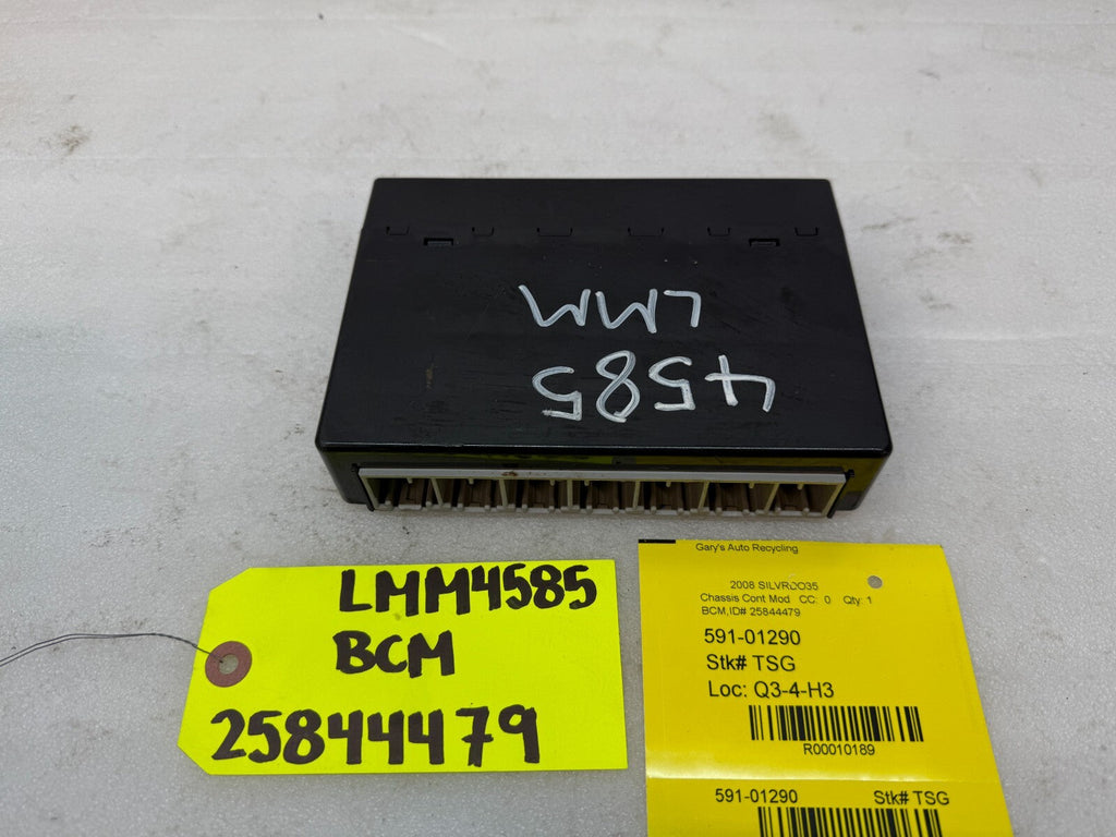 08 09 10 Chevrolet GMC DURAMAX LMM 6.6 BCM BODY CONTROL MODULE WIRING 25844479