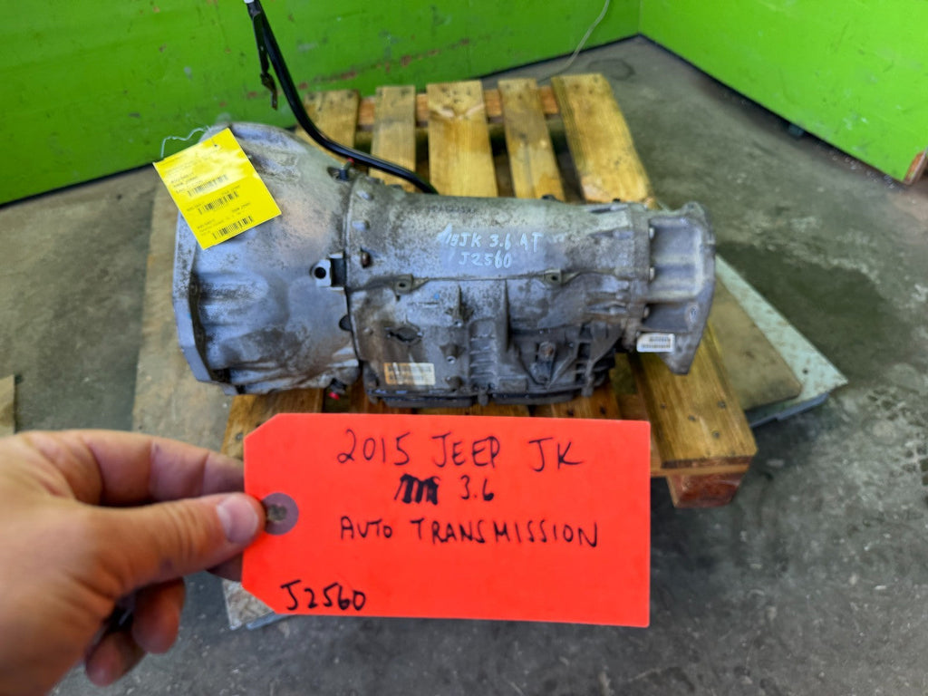 15 JEEP WRANGLER JK 3.6 AUTOMATIC TRANSMISSION W5A580 P52108711AD 11-18