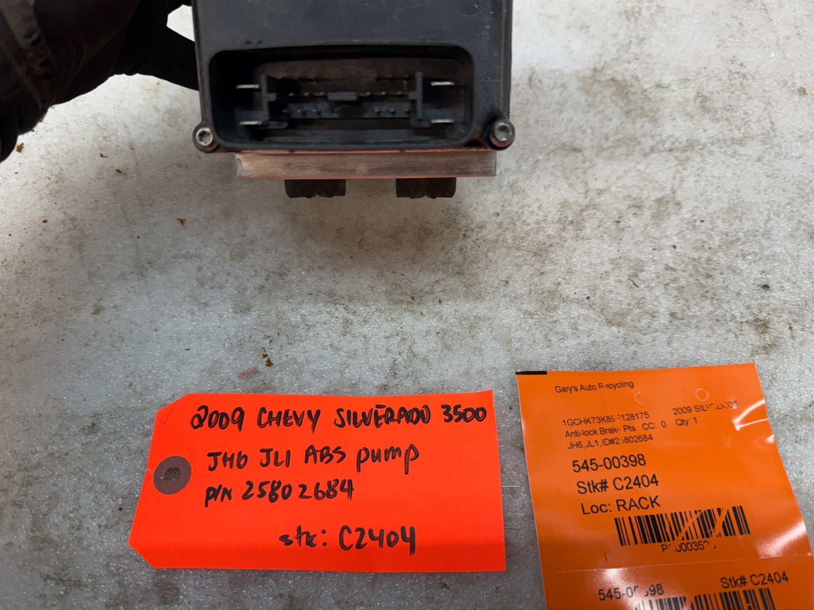 07-10 Chevrolet GMC 2500HD 3500 SIERRA DURAMAX ABS ANTI LOCK BRAKE PUMP 25802684