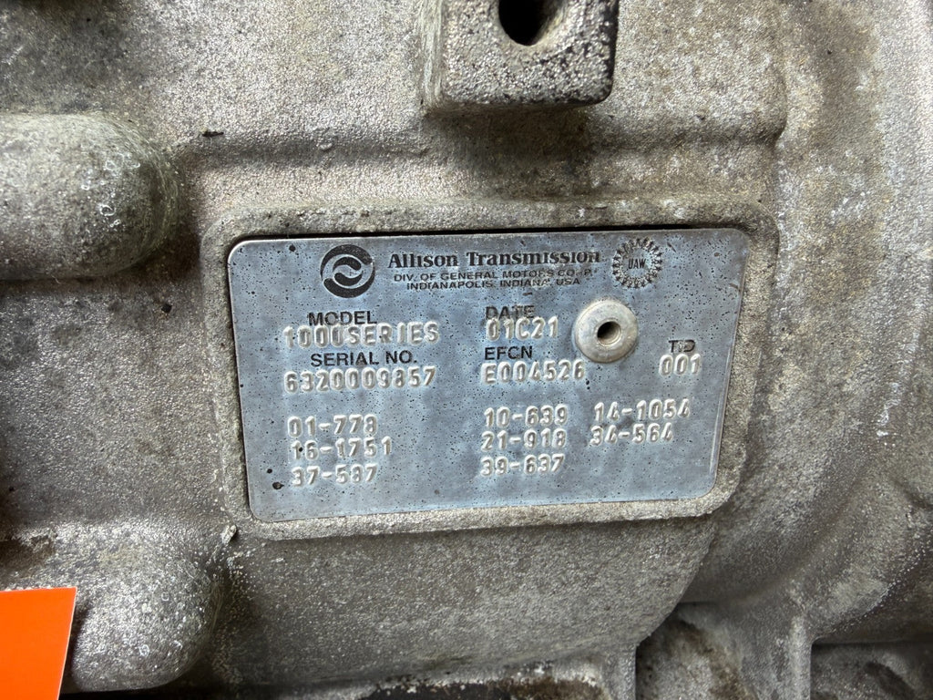 01-03 CHEVROLET GMC 8.1 VORTEC ALLISON 2WD ENGINE TRANSMISSION COMPLETE SWAP