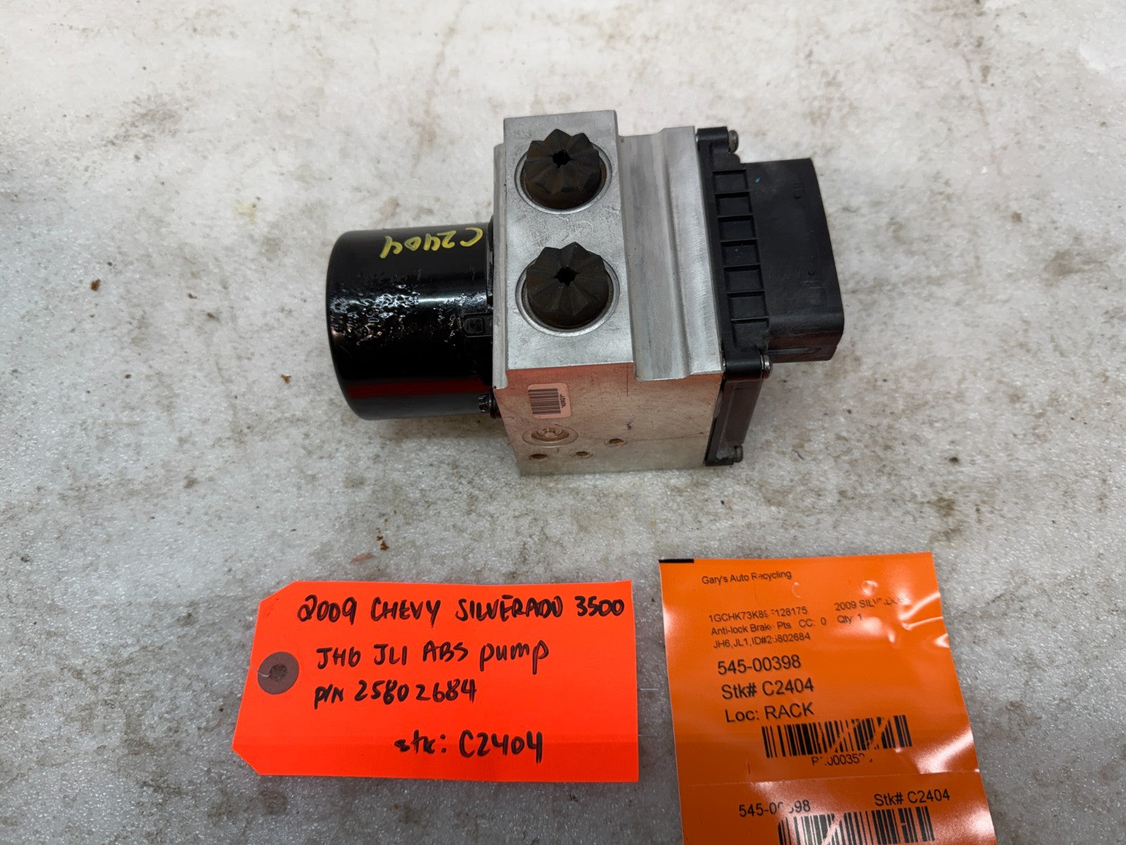 07-10 Chevrolet GMC 2500HD 3500 SIERRA DURAMAX ABS ANTI LOCK BRAKE PUMP 25802684