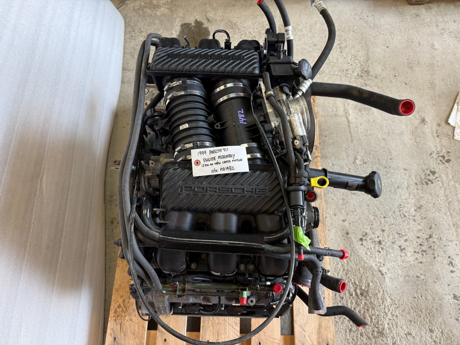 99 00 01 PORSCHE 911 996 3.4 COMPLETE REPLACEMENT ENGINE MOTOR W/ 12K  M96.01