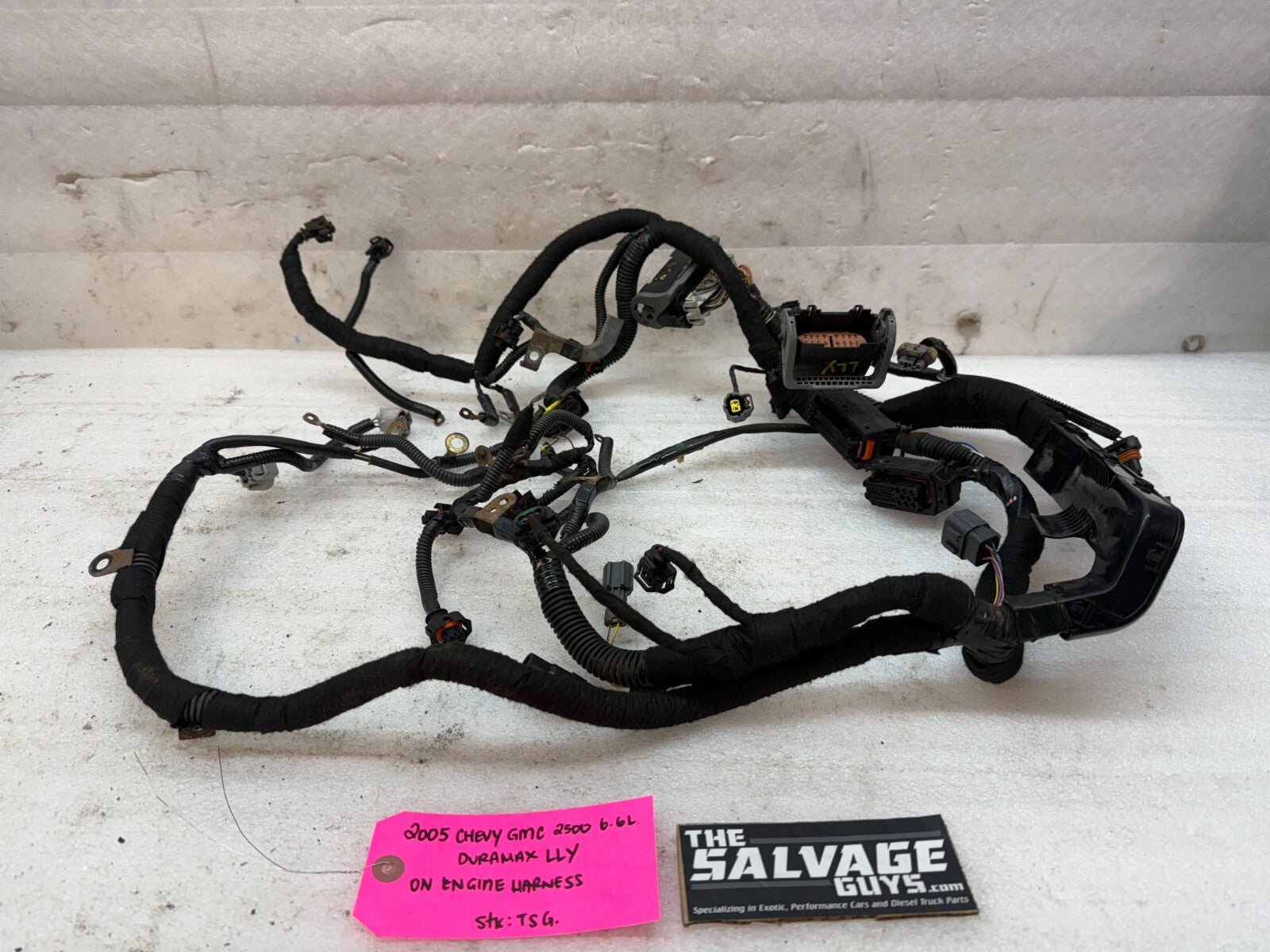 05 Chevrolet GMC 2500HD 3500HD DURAMAX 6.6 LLY DIESEL ENGINE WIRING LOOM HARNESS
