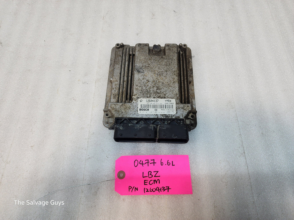 06 Chevrolet GMC 2500HD DURAMAX 6.6 LLY LBZ ECM ECU ENGINE COMPUTER 12604137