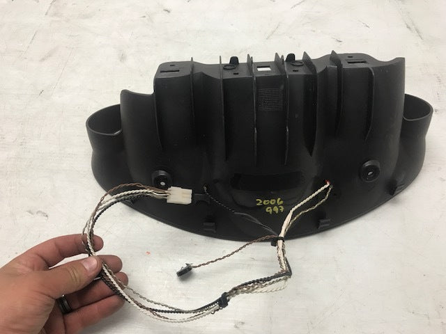 06 Porsche 997 BROWN COCOA SPEEDOMETER GAUGE INSTRUMENT CLUSTER TRIM SURROUND