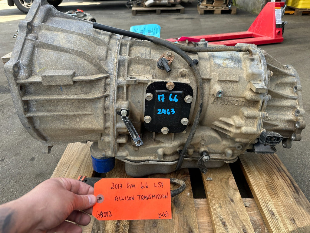17 CHEVROLET GMC 3500 2500 6.6 L5P ALLISON AUTOMATIC TRANSMISSION 17-19