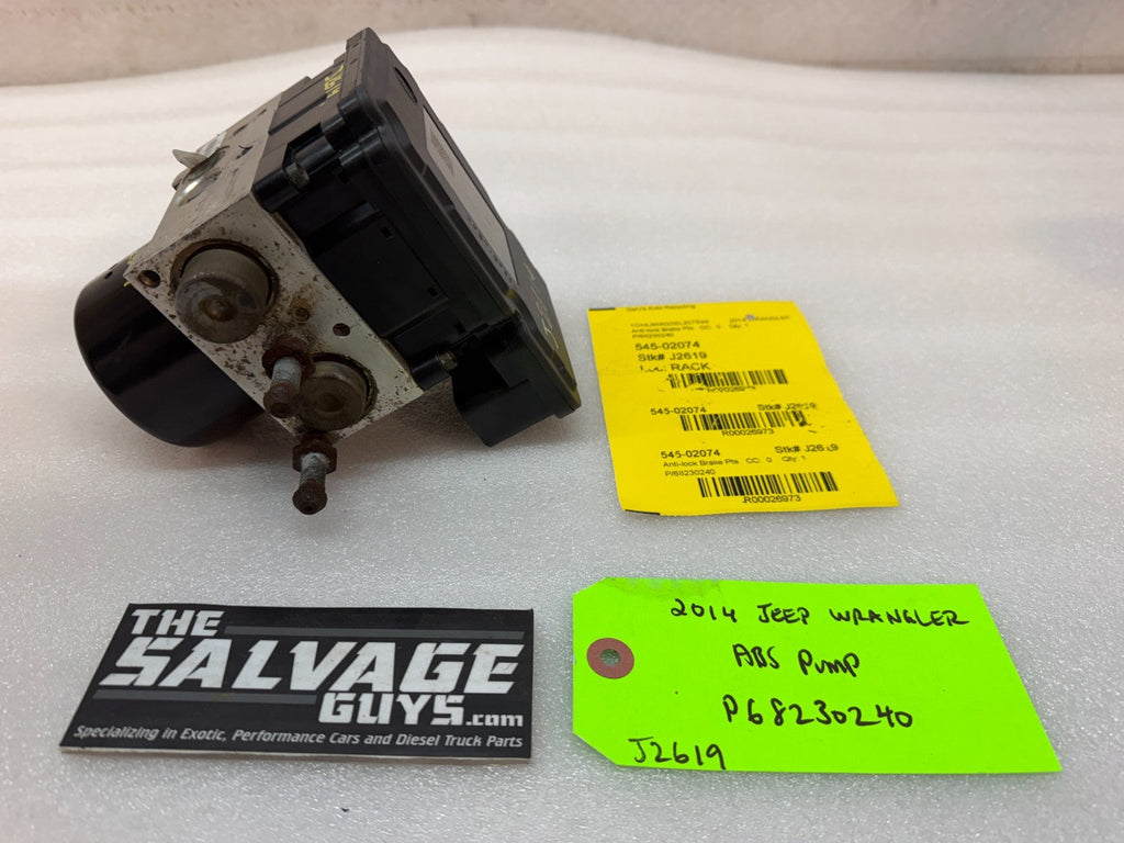 12 13 14 JEEP WRANGLER JK JKU OEM ABS ANTI LOCK BRAKE PUMP MODULE P6823024AA