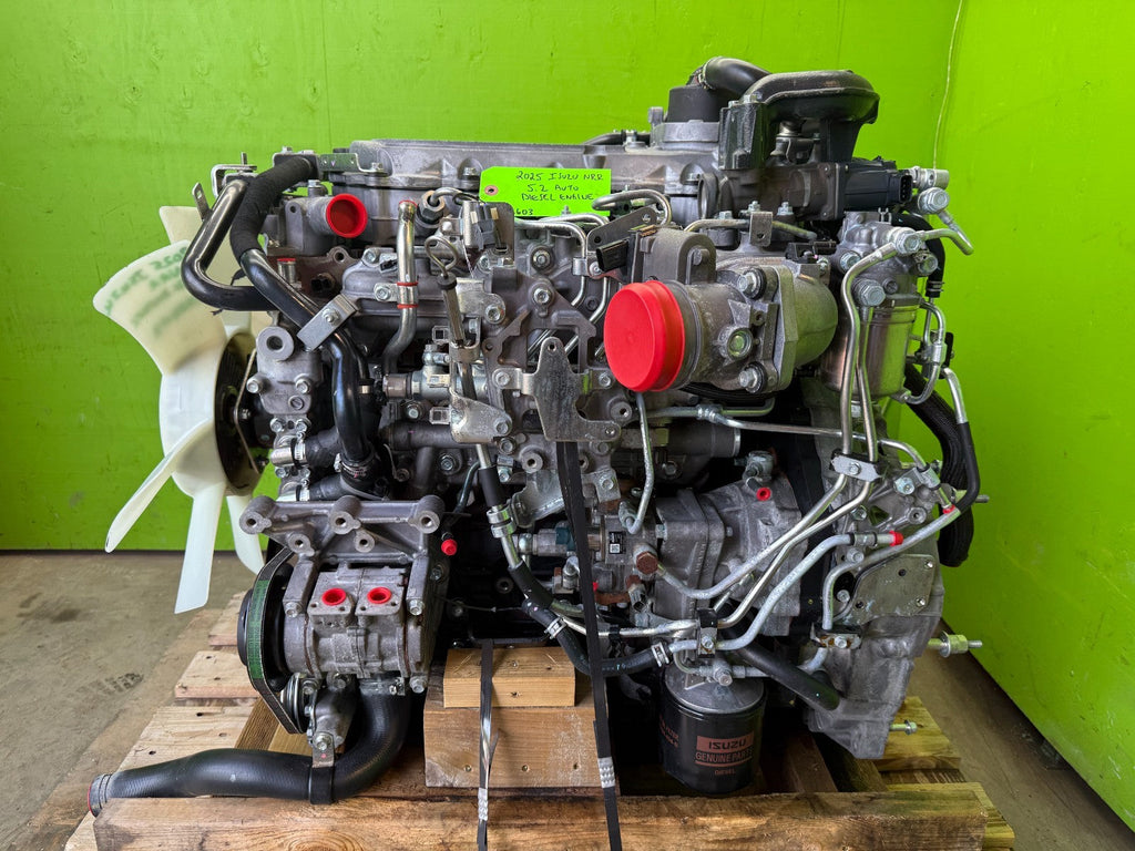 25 ISUZU NRR NPR NQR 5.2 COMPLETE ENGINE ASSEMBLY 4HK1TC 30K