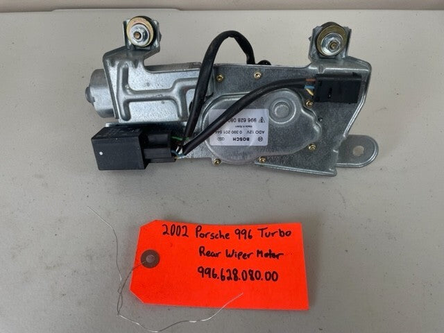 02 PORSCHE 996TT OEM REAR WINDSHIELD WIPER MOTOR 99662808000 01-05 69K!!