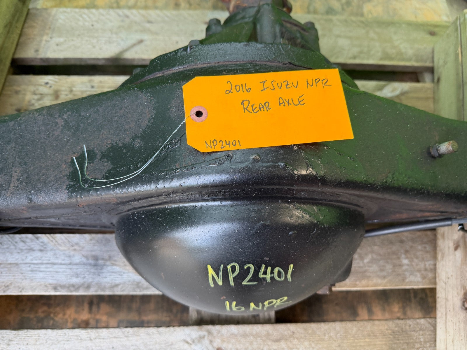 16 ISUZU NPR 5.2 REAR DIFFERENTIAL DIFF AXLE ASSEMBLY