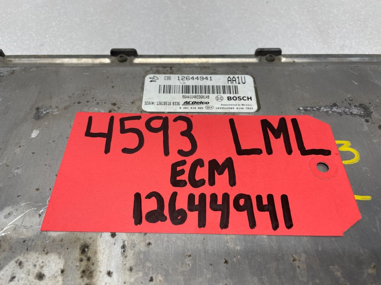 11-14 Chevrolet GMC 2500HD DURAMAX 6.6 LML OEM ENGINE COMPUTER ECU ECM 12644941