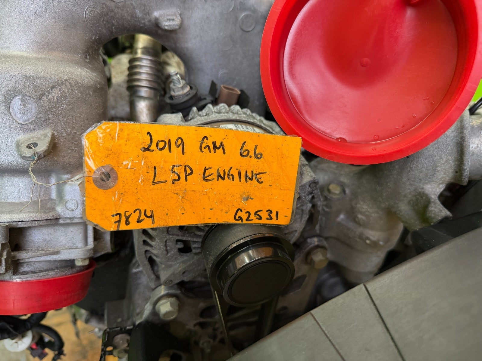 17-25 GMC SIERRA 2500HD 3500 DIESEL 6.6 L5P ENGINE MOTOR COMPLETE