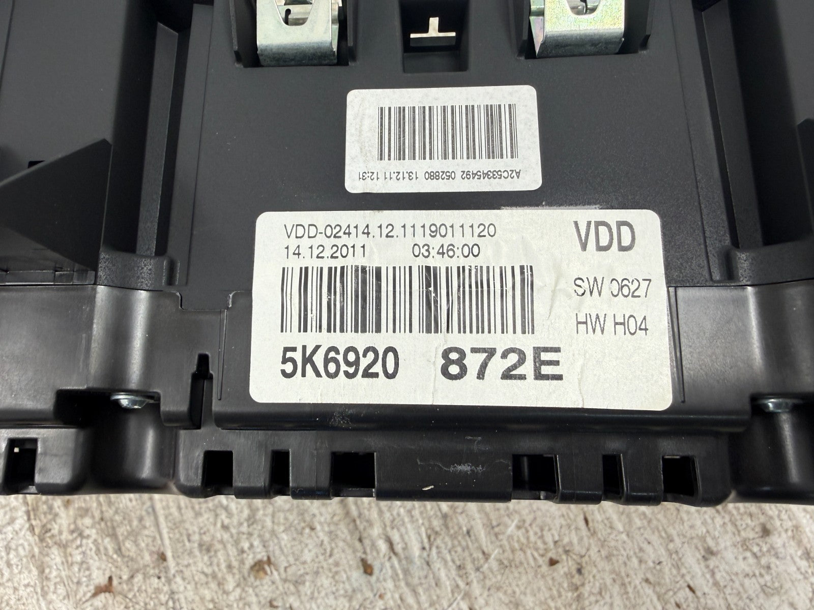 10-14 VOLKSWAGEN GOLF R MK6 2.0 6SP MATCHING KEY SET DME ECU IMMOBILIZER BCM