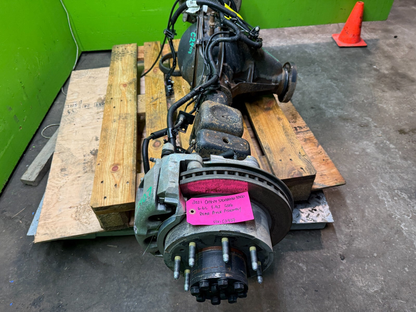 19-24 CHEVROLET GMC SIERRA SILVERADO 2500 3500 G80 REAR DIFFERENTIAL DIFF 3.42