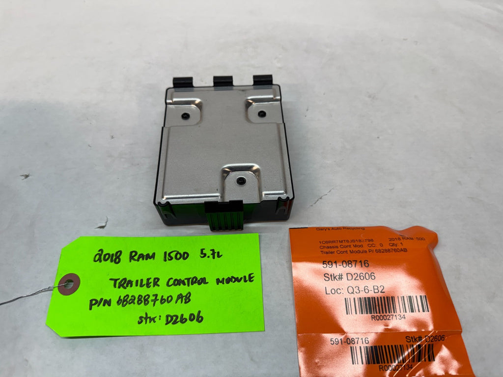 13-24 DODGE RAM SPORT 1500 TRAILER BRAKE CONTROL MODULE 68288760AB 63k