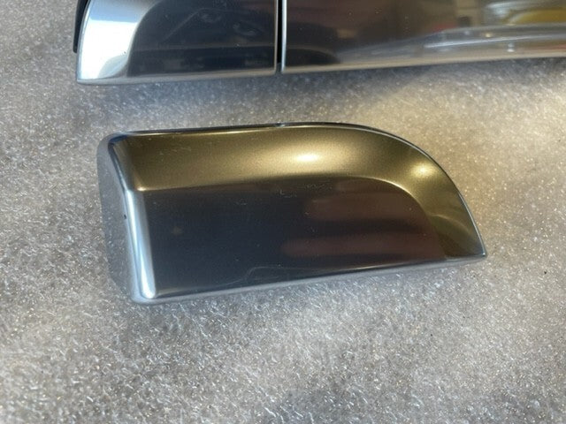 13 PORSCHE 991 C4S TURBO 911 OEM SILVER INTERIOR TRIM CUPHOLDER CONSOLE 12-16