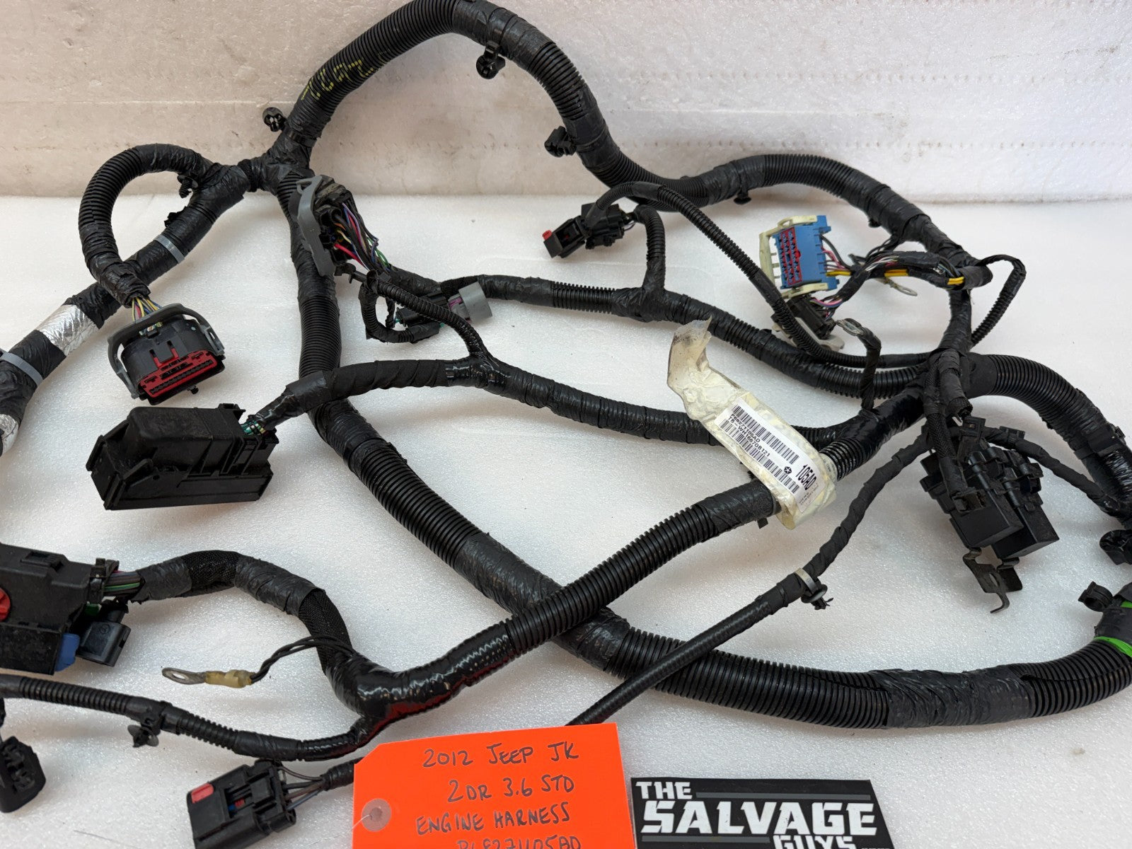12-18 JEEP WRANGLER JK 3.6 ENGINE WIRING HARNESS LOOM ABS TO TIPM P68271105AD