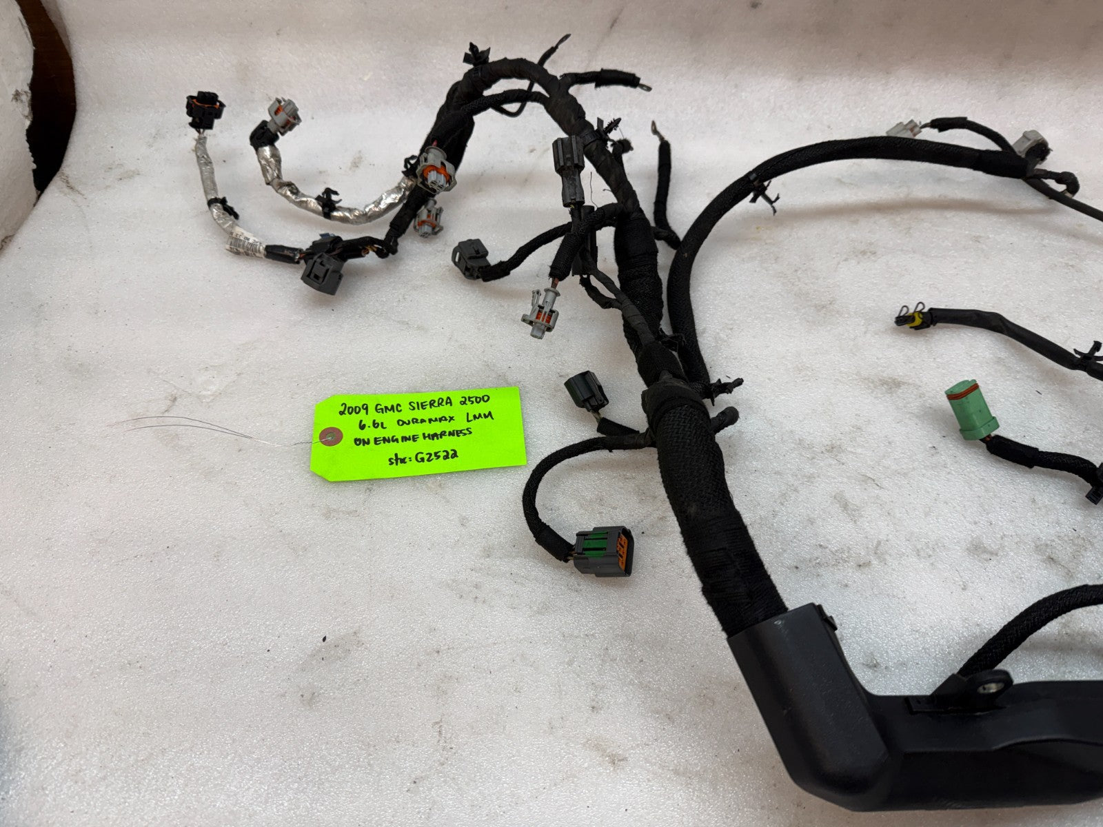 07-10 GMC CHEVROLET 2500HD DURAMAX 6.6 LMM ENGINE MOTOR WIRING HARNESS LOOM