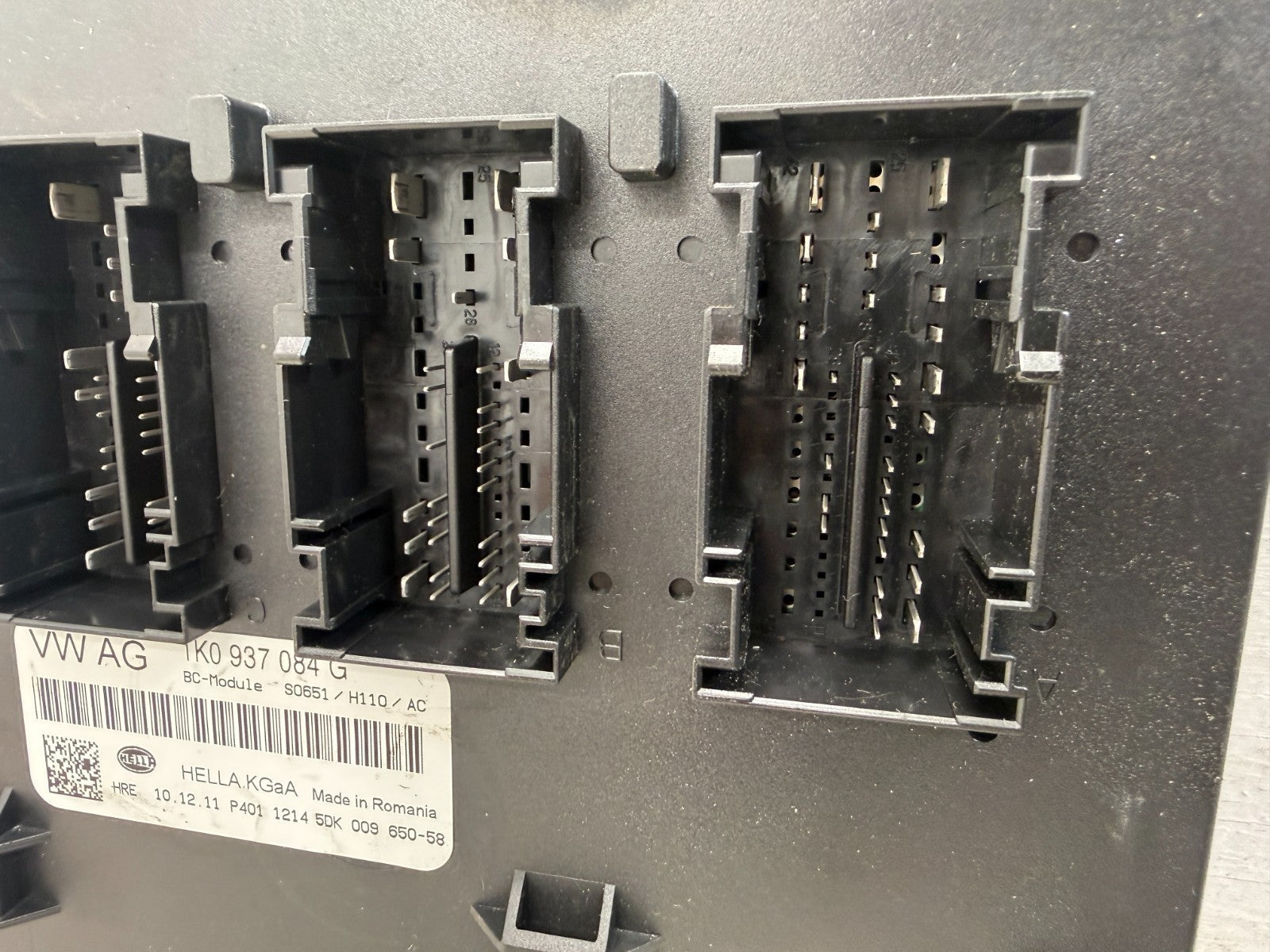10-14 VOLKSWAGEN GOLF R MK6 2.0 6SP MATCHING KEY SET DME ECU IMMOBILIZER BCM