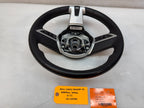 10 11 CHEVROLET CAMARO SS BLACK LEATHER STEERING WHEEL MANUAL TRANS