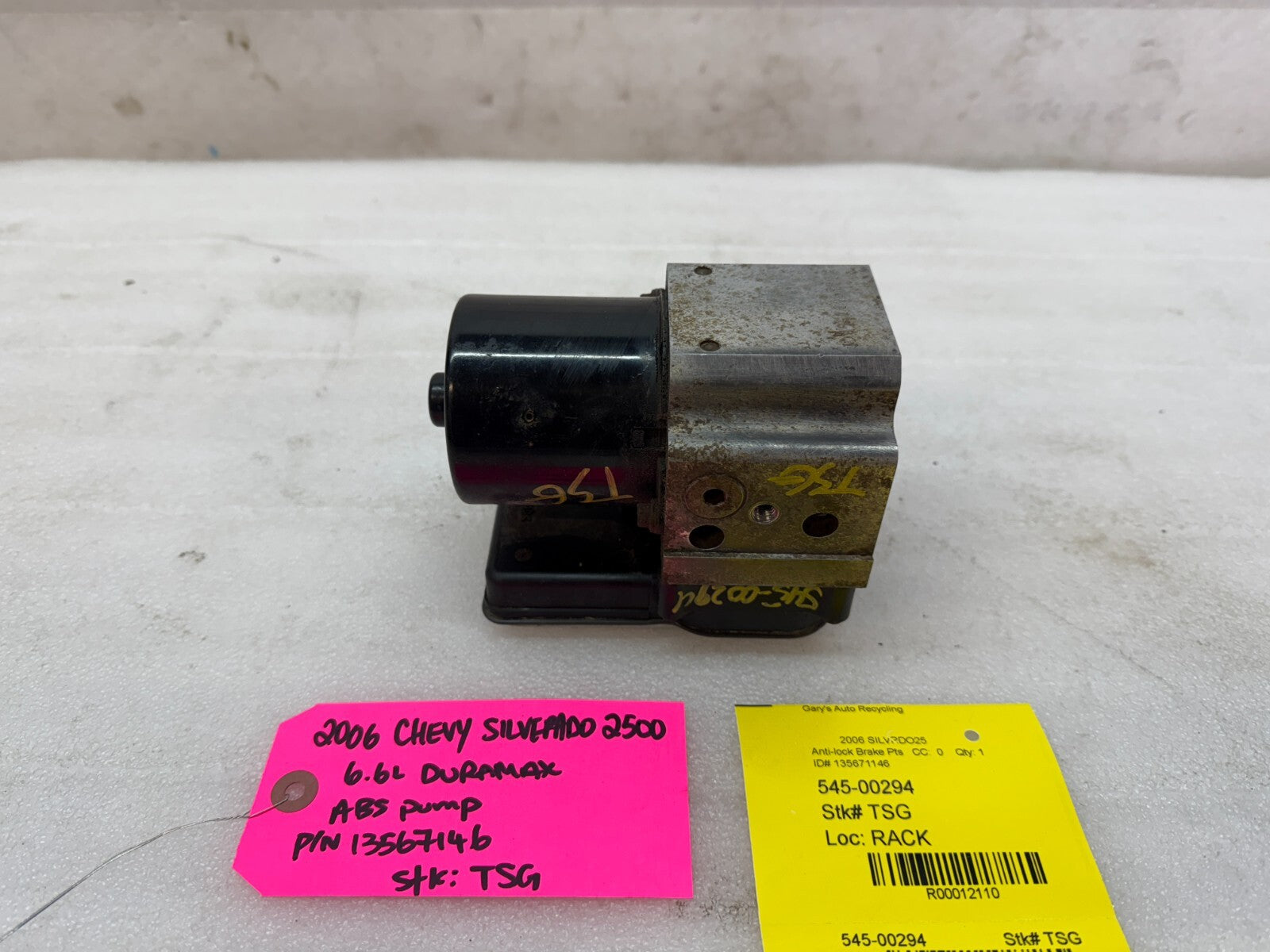 03-07 Chevrolet GMC SILVERADO 2500 6.6 ABS ANTI LOCK BRAKE PUMP MODULE 13567146