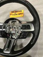 2016 FORD MUSTANG GT BLACK LEATHER STEERING WHEEL W CONTROLS  6sp MANUAL15 16 17