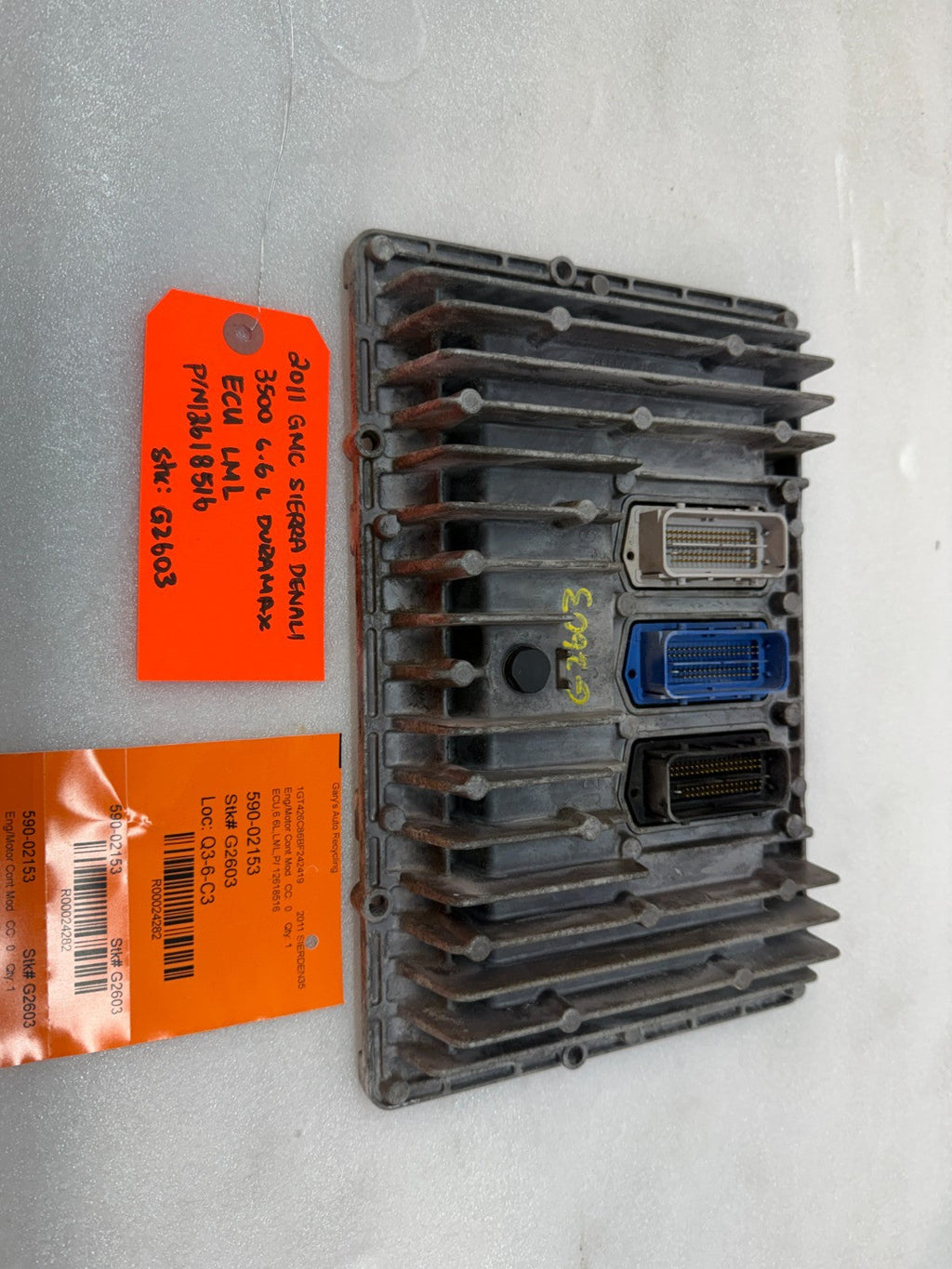 11-14 Chevrolet GMC 2500HD DURAMAX 6.6 LML OEM ENGINE COMPUTER ECU ECM 12618516
