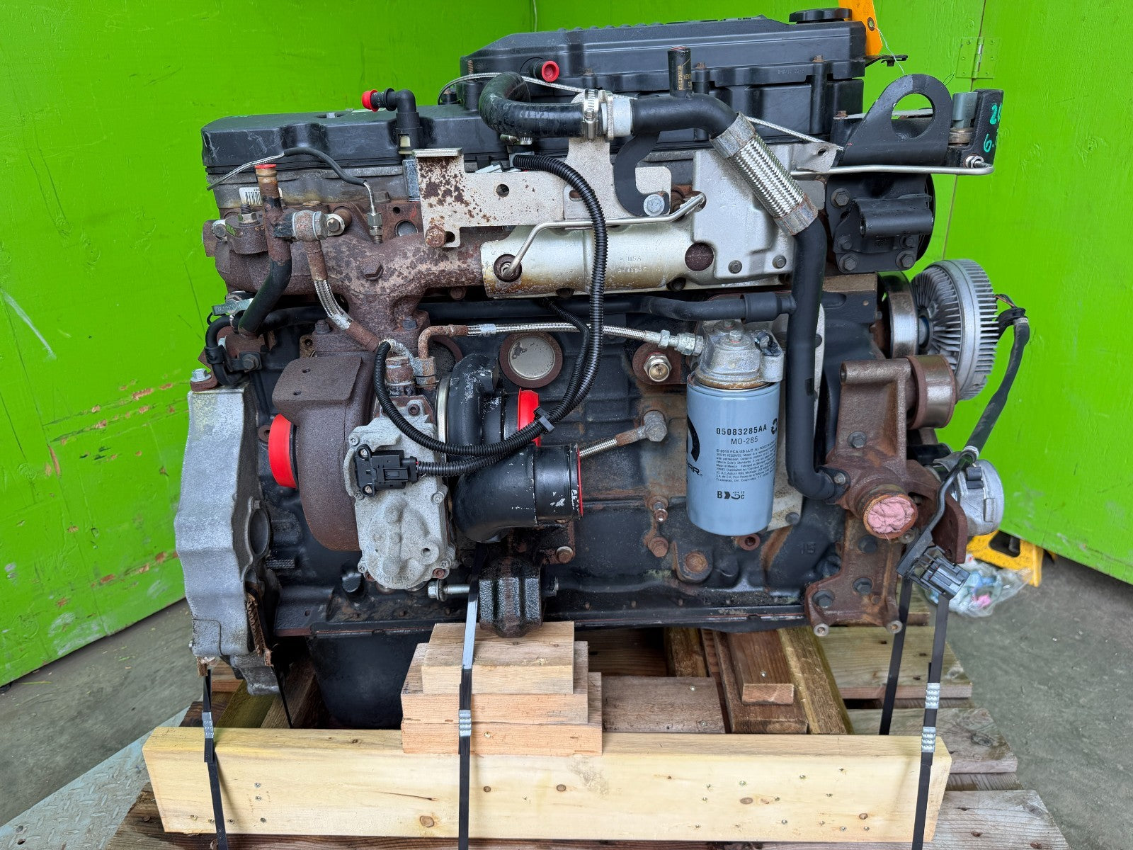 2012 DODGE RAM 2500 3500 6.7 CUMMINS TURBO DIESEL ENGINE MOTOR 10 11 12