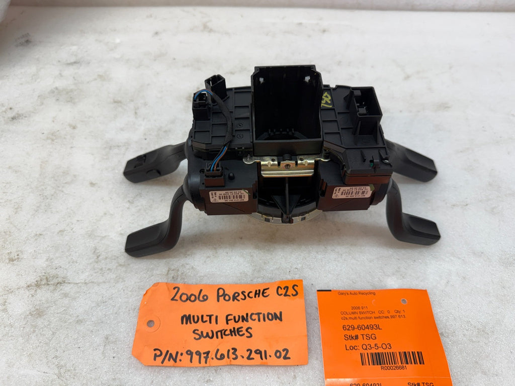 05-08 PORSCHE 997TT 997 MULTI FUNCTION WIPER SIGNAL CRUISE SWITCH 99761329102