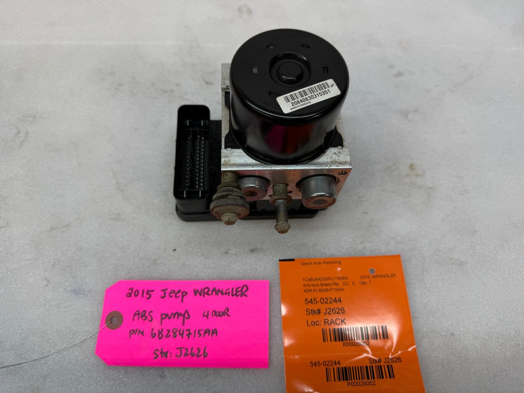 15 16 17 18 JEEP WRANGLER JK JKU OEM ABS ANTI LOCK BRAKE PUMP MODULE P68284715AA